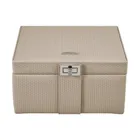 803948.07 - Jewellery case M with insert Corbello taupe