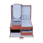 803954.03 - Jewellery case L with insert Corbello terracotta