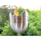 1801 C - Garden torch with hiking motif, nature experience made of stainless steel