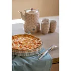 POR566 - Quiche mould FLORAL 22 cm