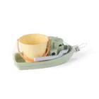 2740 - PASTEL RECYCLED BOAT SAND SET 4 PIECES IN NET