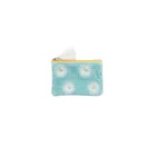 BAG266 - FLOWER velvet bag, blue