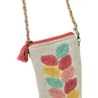 BAG277 - Shoulder bag Leaves, colourful