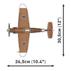 350 PCS HC WWII 5761 MESSERSCHMITT BF 109G