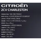 1669 PCS CARS 24340 CITROEN 2CV CHARLESTON E.E