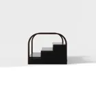 BELLWOOD 3-TIER SPICE SHELF BLKWAL
