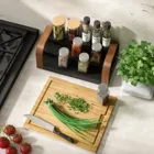BELLWOOD 3-TIER SPICE SHELF BLKWAL