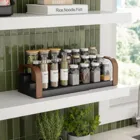 BELLWOOD 3-TIER SPICE SHELF BLKWAL