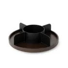 BELLWOOD LAZY SUSAN DIVIDED BLKWAL