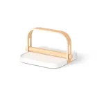 BELLWOOD NAPKIN HOLDER WHTNAT