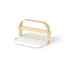 BELLWOOD NAPKIN HOLDER WHTNAT