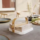 BELLWOOD NAPKIN HOLDER WHTNAT