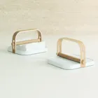 BELLWOOD NAPKIN HOLDER WHTNAT