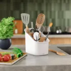 BELLWOOD UTENSIL HOLDER WHTNAT
