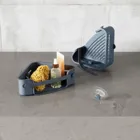FLEX ADHESIVE CORNER BIN SLATE BLUE