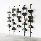 SOLIS ADJUSTABLE SHELVES 4PC BLK