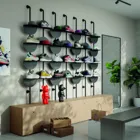 SOLIS ADJUSTABLE SHELVES 4PC BLK