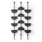 SOLIS ADJUSTABLE SHELVES 4PC BLK