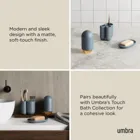 TOUCH SOAP DISH SLATE BLUE