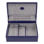 Windrose charm box Merino Moda dark blue