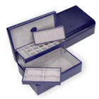 Windrose charm box Merino Moda dark blue