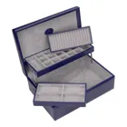 Windrose charm box Merino Moda dark blue