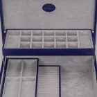 Windrose charm box Merino Moda dark blue