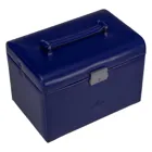 Windrose jewellery case Merino Moda dark blue