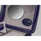 Windrose jewellery case small Merino Moda dark blue