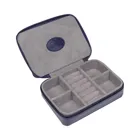 Windrose Charmbox klein Merino dunkelblau