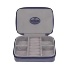 Windrose Charmbox klein Merino dunkelblau