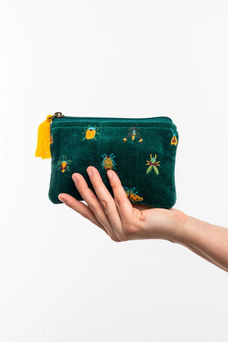 Velvet Bag VIBRANT BEETLES