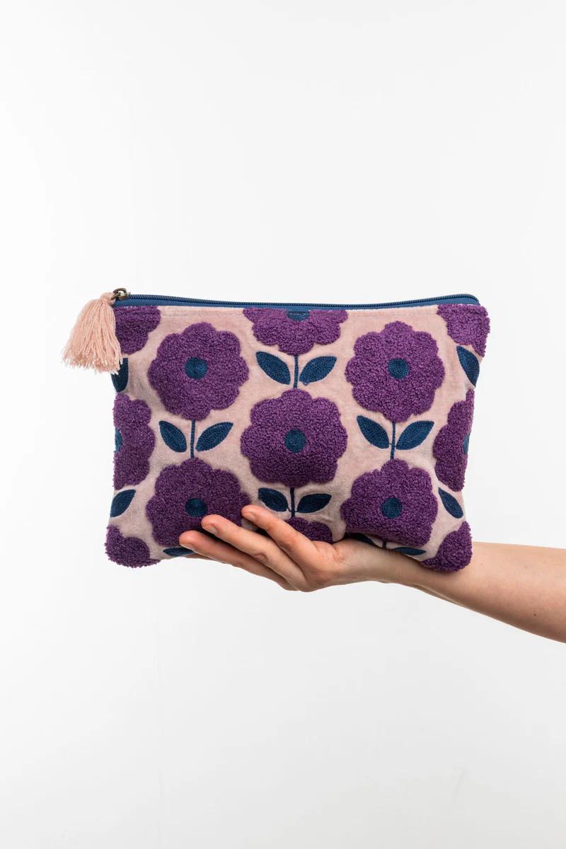 Velvet bag BLOSSOM