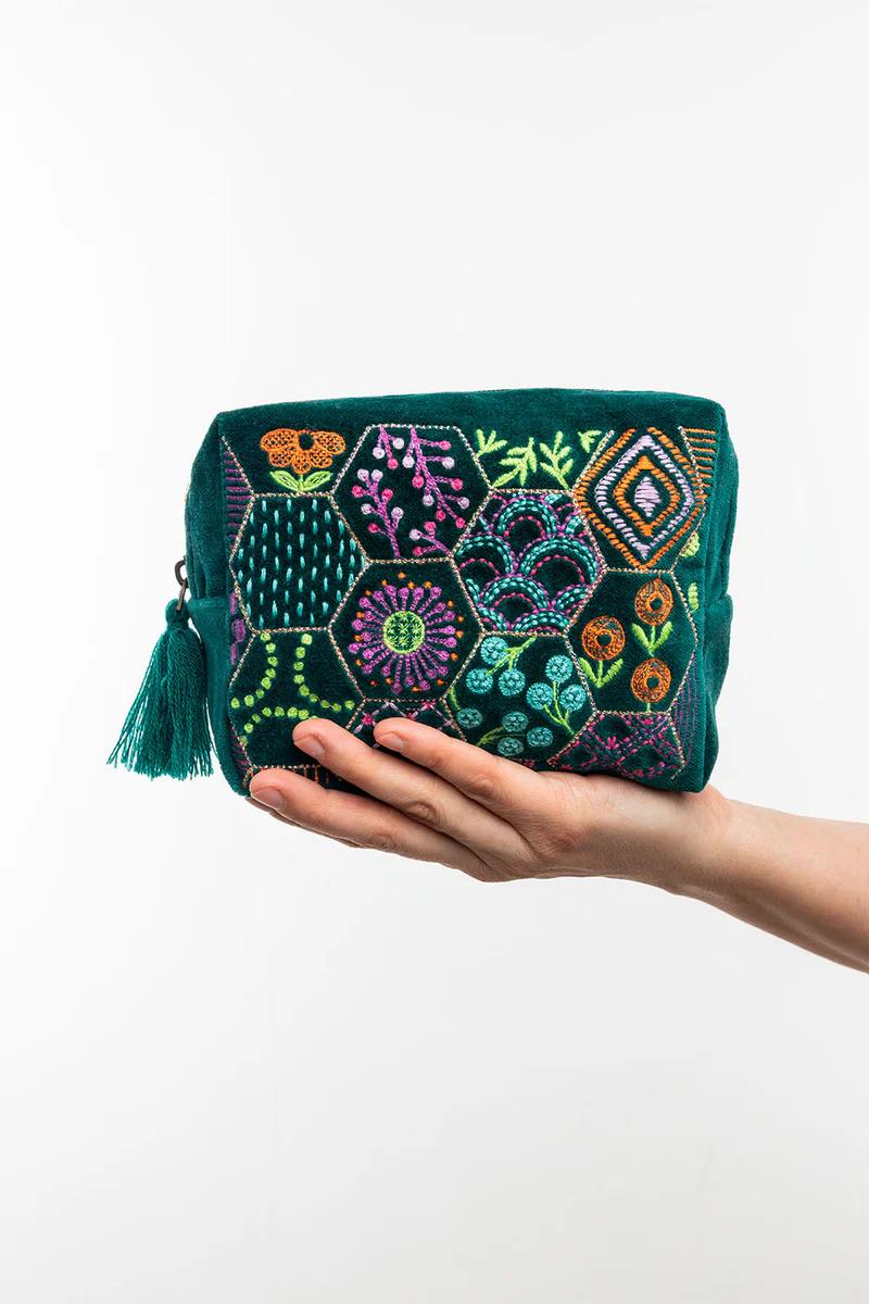 Cosmetic Bag VELVET BLOOM ART