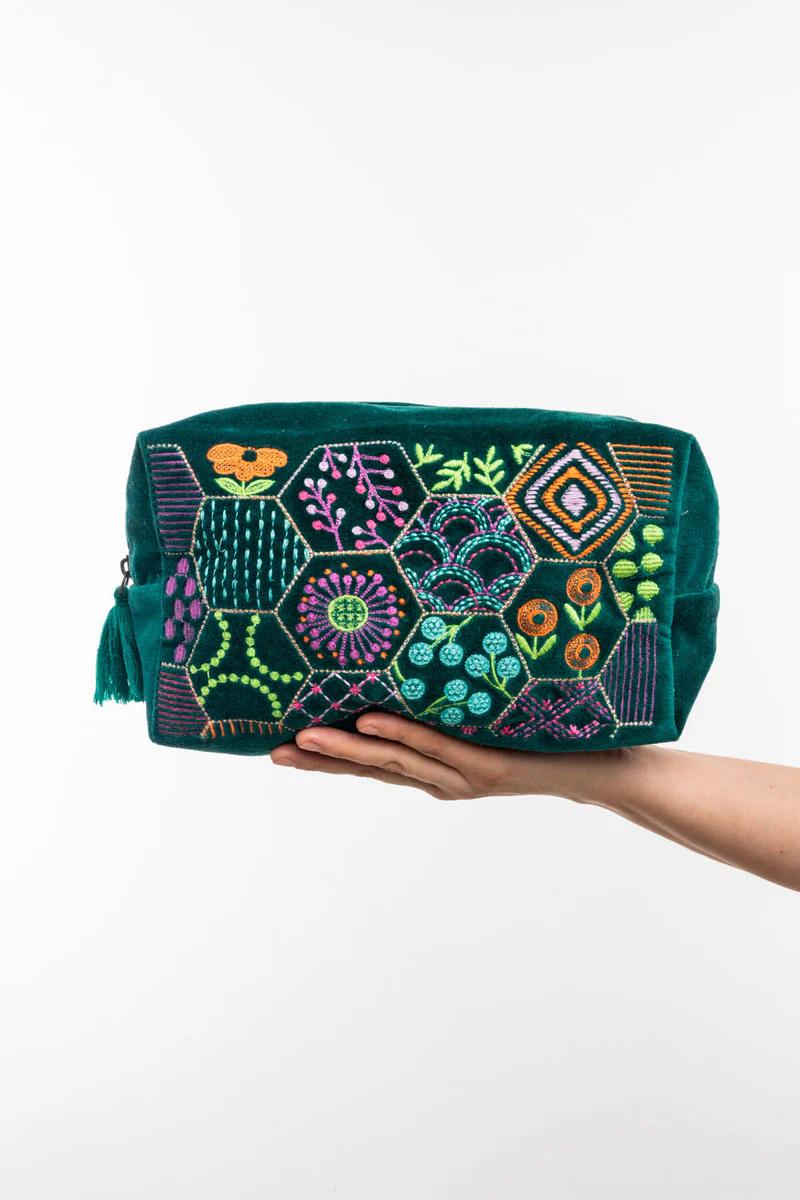 Cosmetic Bag VELVET BLOOM ART