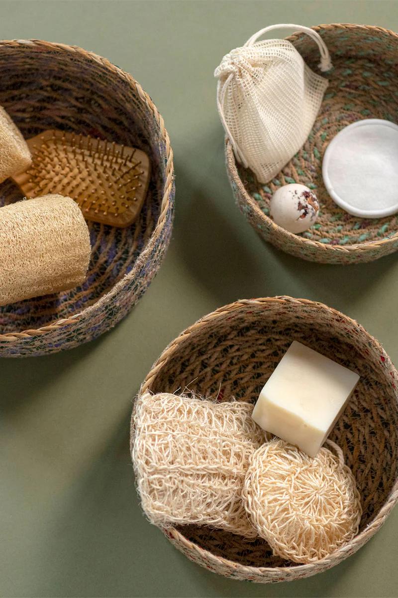 Baskets SEAWEED Set of 3