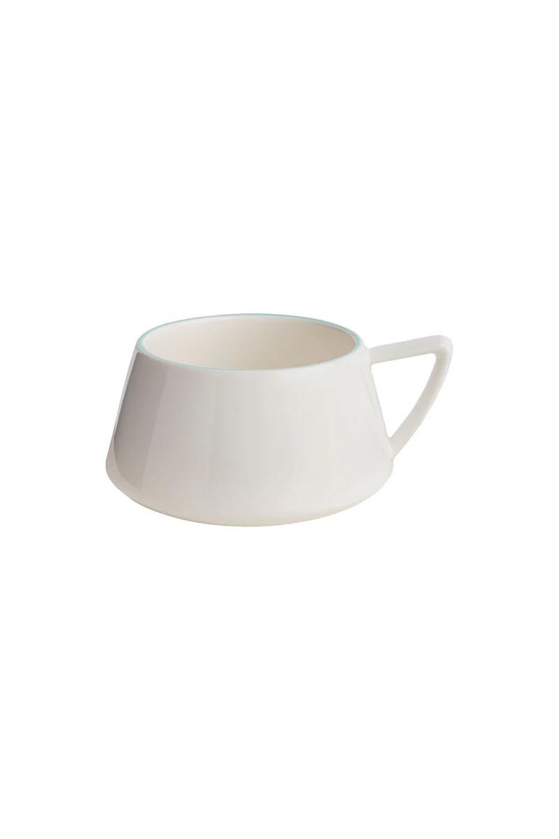Cup and saucer TINTED GRACE aqua