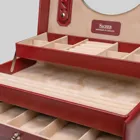 Nancy 86.521.015043 red beige with corrosion protection AMADORA - Genuine leather
