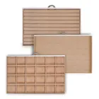 Schmuckkoffer Victoria Ringe M8.001.012043 weiss beige mit Korrosionsschutz Ech