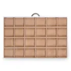 Schmuckkoffer Victoria Ringe M8.001.012043 weiss beige mit Korrosionsschutz Ech