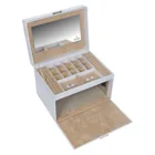 Jewellery case Victoria chains M8.001.012043 white beige with corrosion protection Ec