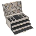 Collector's case 2414.510.561604 grey black with 12 small compartments FLEUR VENICE -