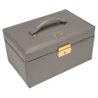 Collector's case 2414.510.561604 grey black with 12 small compartments FLEUR VENICE -
