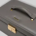 Collector's case 2414.510.561604 grey black with 12 small compartments FLEUR VENICE -