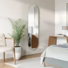 HUBBA PILL MIRROR 157x45 BRASS