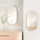 HUBBA PILL MIRROR 91x45 BRASS