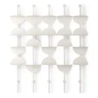 SOLIS ADJUSTABLE SHELVES 4PC SAND