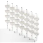 SOLIS ADJUSTABLE SHELVES 4PC SAND