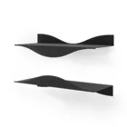 SURF SHELVES (SET OF 2) BLACK
