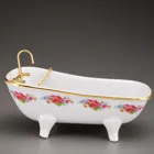 001.770/2 - Bathtub "Dresden Rose", miniature